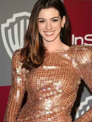 Anne Hathaway - InStyle WB Golden Globes after party in Los Angeles
