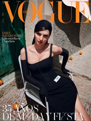 Emily Ratajkowski sexy for Vogue, Spain - May 2023